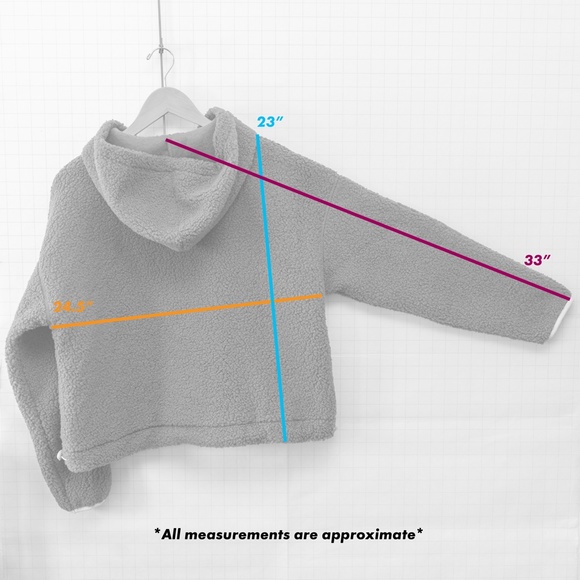 *NWT* Wild Fable Half Zip Anorak Hoodie Sherpa - Cobalt/Light Blue - Size M - Picture 8 of 11